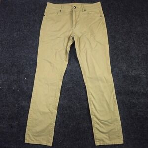 VOLCOM Vorta Twill Men's 31x31 Khaki Straight Leg Chino Pants Cotton Casual